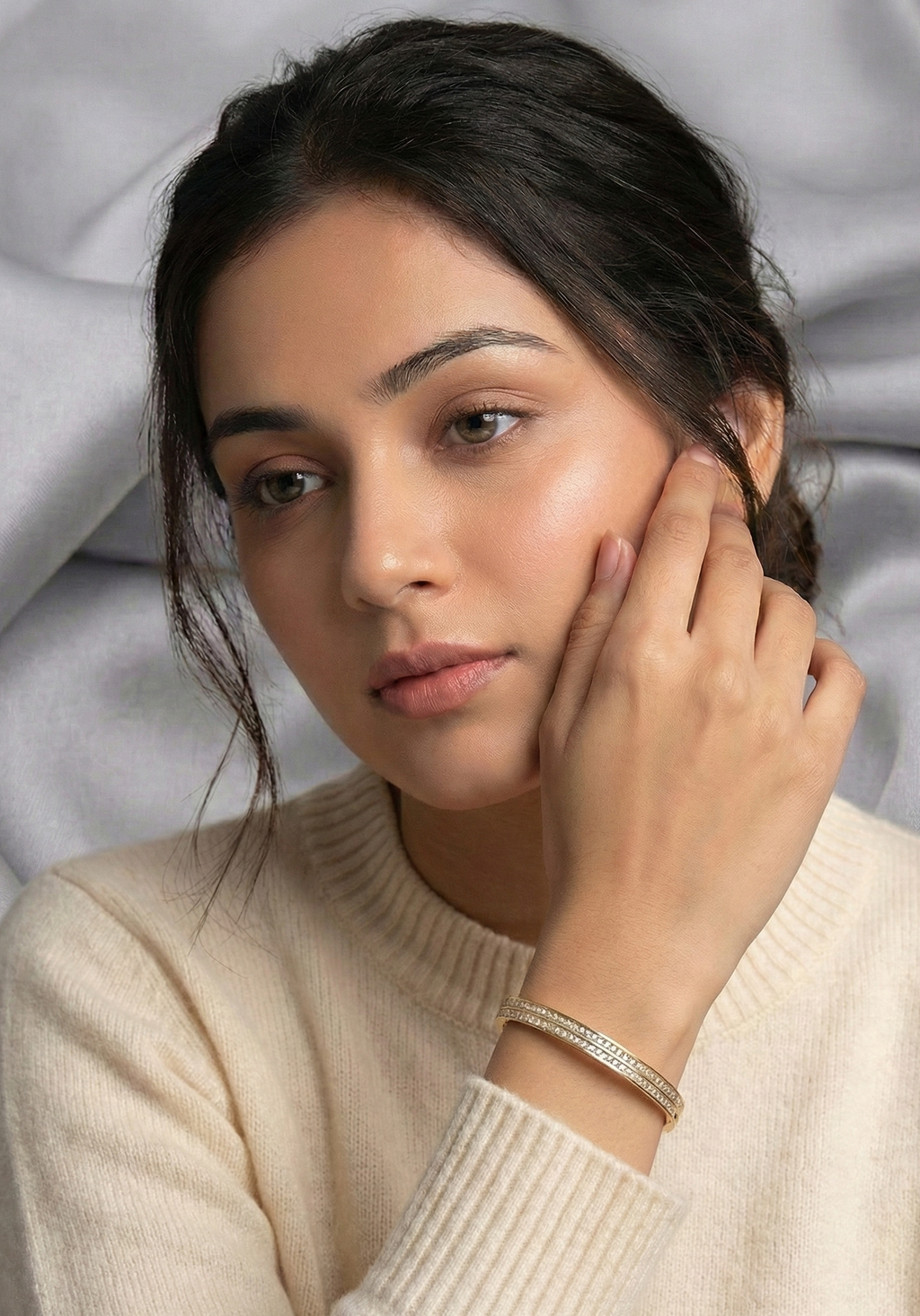 Lumière" Dual-Row Bangle