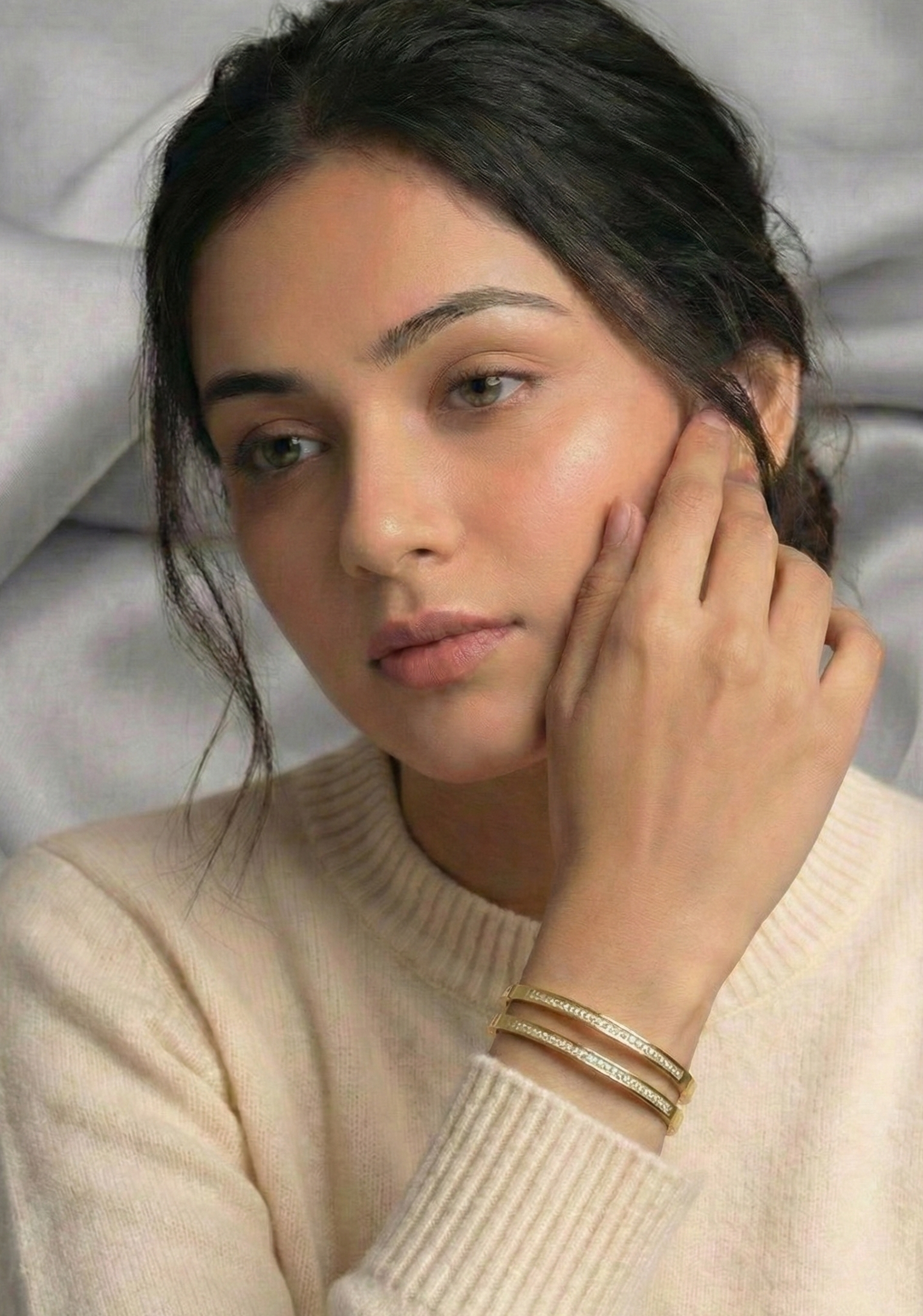 Lumière" Dual-Row Bangle