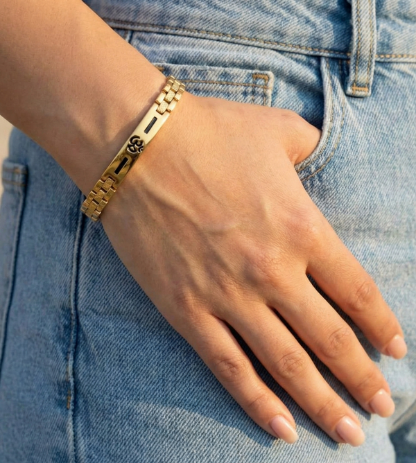 Om Premium Gold Bracelet