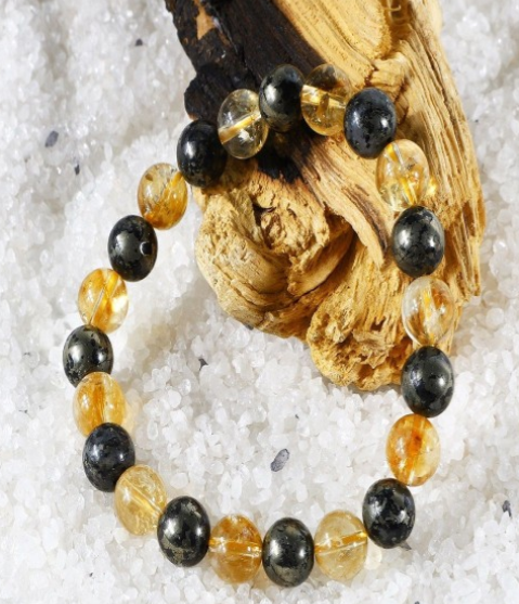 Citrine & Pyrite